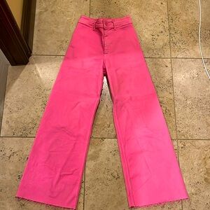 hot pink zara jeans